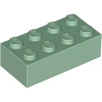 LEGO 100x brique 2x4, vert sable