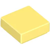 LEGO 1x1 carreaux 3070 - 100 pièces jaune clair