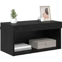 Syfax Ensemble meuble TV Chêne noir 60 x 30 x 30 cm Bois d'ingénierie