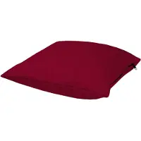 Pokar Coussin pour palette avec belle surpiqûre Garniture canapé-palette, Taille:Coussin décoratif 40x40, Couleur:Rouge foncé