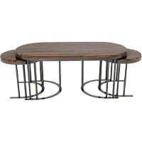 Xl Moebel Gmbh Kaffeetisch 3x Couchtisch Beistelltisch Design Braun Tische Wohnzimmertisch