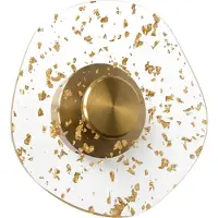 Toolight Bougeoir App1794-W Or Brossé