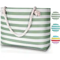 Sonstiges URAQT Grand sac de plage étanche à fermeture éclair pour femmes, famille XXL, Beach Tote Bag, sac à bandoulière