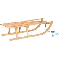 Sonstiges Luge 90cm en bois Luge en bois pour enfants Luge pour enfants