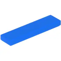LEGO 50 pièces , pièce c. 2431 en bleu