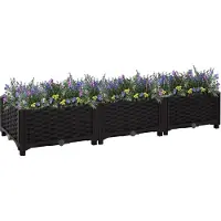 Prolenta Maison Exclusive - Potager surélevé 120 x 40 x 23 cm en polypropylène
