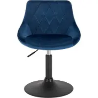 Merkloos Luxe Tabouret de bar - Velours gris foncé - Design industriel - Lot de 2 - Réglable en hauteur