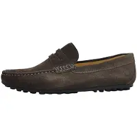 Lumberjack Chaussures de ville pour hommes, modèle "Slipper", couleur gris, style décontracté