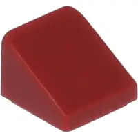 LEGO 1x1 brique inclinée 30° x 1 x 1 x 2/3 54200 - 250 pièces rouge foncé