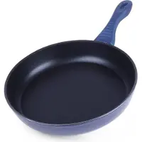 Orion | Poêle - Poêle à frire - Ø 28 cm - Bleu - Antiadhésif - Résistant à la chaleur - Poignée ergonomique
