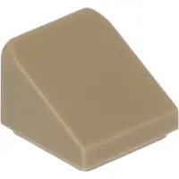 LEGO 1x1 brique inclinée 30° x 1 x 1 x 2/3 54200 - 100 pièces beige foncé