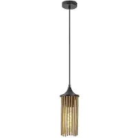 Rabalux Lampe suspendue E27 1x40W noir mat 72151 Roxas