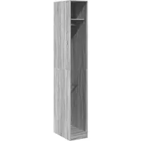 Syfax Garde-robe sonoma gris 30x50x200 cm bois d'ingénierie