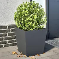 Prolenta Maison Exclusive - Bac à plantes 2 pièces anthracite 40x40x40 acier
