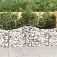 Prolenta Maison Exclusive - Paniers à gabions arqués 50 pcs 200x50x80/100 cm Fer galvanisé