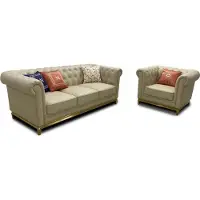 Xl Moebel Gmbh Luxus Sofa Beige Sofagarnitur Sofas Sessel 3+1 Sitzer Stoff Design