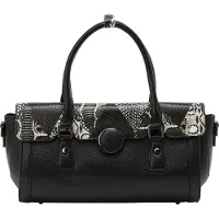 FENIA Sac à main pour femme - noir-marron, taille unique