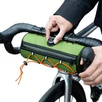 RockBros Road-to-Sky Sacoche de guidon de vélo, poche avant, env. 1,5L, imperméable, vert