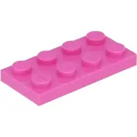 LEGO 50 pièces 3020 Plaques 2x4 Part Basic 50 Rose foncé