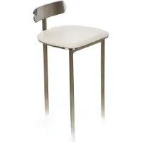 Xl Moebel Gmbh Chaise de bar blanche Lounge Möbel Polster Einsitzer Moderne Esszimmer Sitzer