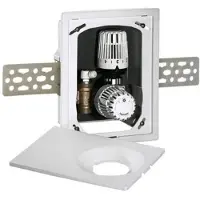 IMI HYDRONIC ENGINEERING A/S Boîtier encastré IMI Multibox K-RTL avec vanne thermostatique et RTL, blanc RAL 9016, 1 pièce.