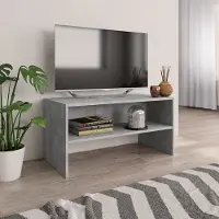 Prolenta Maison Exclusive - Meuble TV gris béton 80x40x40 cm Matériau dérivé du bois
