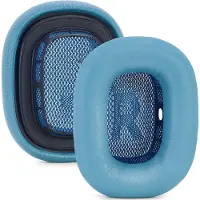 INF Lot de 2 Coussinets d'Oreilles en Agneau pour Apple AirPods Max Bleu
