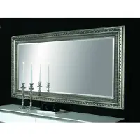 AEA Miroir artisanal grand miroir de sol dans un cadre en bois véritable