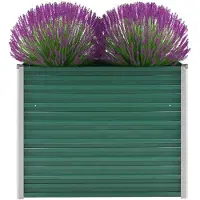 Prolenta Maison Exclusive - Potager surélevé Acier galvanisé 100x40x77 cm Vert