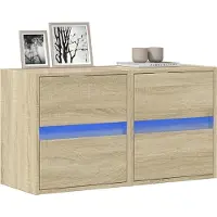 Prolenta Maison Exclusive - Meubles TV avec éclairage LED 2 pièces Sonoma 41x31x45 cm