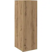 Syfax Meuble TV chêne artisanal 30,5x30x90 cm bois d'ingénierie