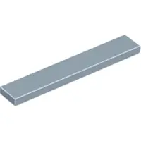 LEGO 1x6 carreaux 6636 - 250 pièces bleu sable