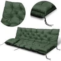 AIO Factory Coussin et dossier pour balançoire de jardin 150X60X50 Cm + 2 coussins Coussin décoratif imperméable