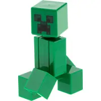 LEGO 1x Minecraft Minifigure Monster Creeper vert 19734 19729pb003 3069b min012