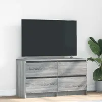 Prolenta Maison Exclusive - Meuble TV gris Sonoma 100x35x54 cm Matériau dérivé du bois