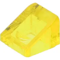 LEGO 1x1 brique inclinée 30° x 1 x 1 x 2/3 54200 - 250 pièces Trans - Jaune