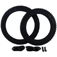 Kenda Pneus Set Enduro Motocross K270 2.75-18 42 P TT avant + K262 3,00-16 43P TT arrière + chambre à air + fond de jante
