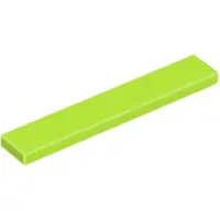 LEGO 1x6 carreaux 6636 - 100 pièces Lime