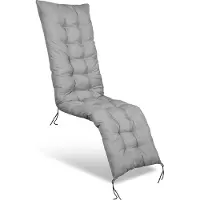 AIO Factory Coussin pour chaise longue, coussin pour chaise longue, coussin pour chaise longue de jardin 165x50 cm Coussin confortable pour chaise longue, chaise longue, chaise d'extérieur