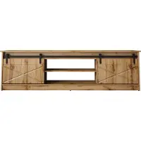 Sonstiges Armoire TV GRANERO 200 cm WOTAN CHÊNE Fraisé Façades MDF Lowboard Table Sideboard Commode Hi-Fi Table TV Style moderne Cottage Style rustique Stand TV Haute qualité