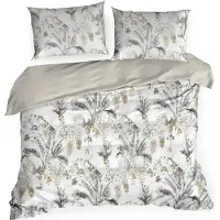 Eurofirany Literie satin SPRING 49 140X200 + taie d'oreiller 70x80 cm