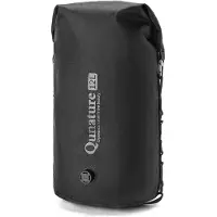 Qunature 6L Sacoche de vélo 100% étanche Fermeture à enroulement Bikepacking Sacoches de rangement Sac de compression Noir