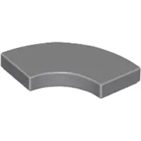 LEGO 2x2 carreaux coin rond 27925 - 100 pièces gris bleuté foncé