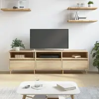 Prolenta Maison Exclusive - Meuble TV Chêne Sonoma 150x30x44,5 cm Matériau dérivé du bois