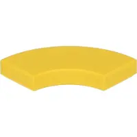 LEGO 2x2 carreaux coin rond 27925 - 100 pièces jaune