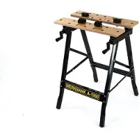 BURI Établi pliable Table de travail Plateau de travail Table d'atelier Table de serrage