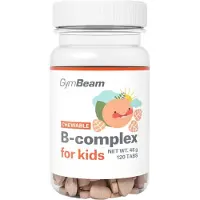 GymBeam - Complexe B pour enfants à croquer 120 comprimés Abricot