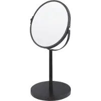 Uniq Miroir de courtoisie avec grossissement 5X - Noir