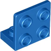 LEGO Angle : 25 équerres 1x2/2x2, 90°, bleu