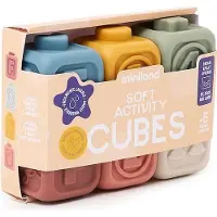 Miniland 6 Tubes en caoutchouc empilables Multicolore Multicolore One Size